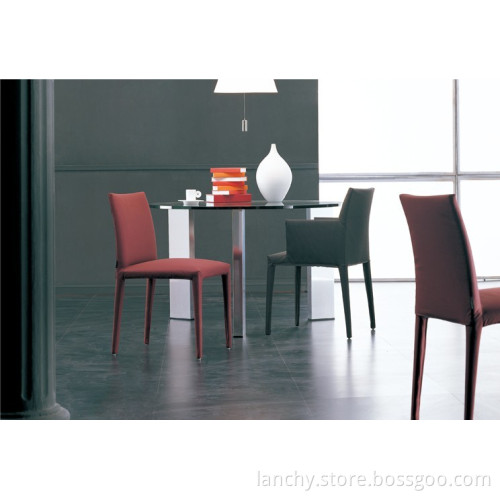 Modern Dining Chair with Fabric or Leather Cover (DC-02C)
